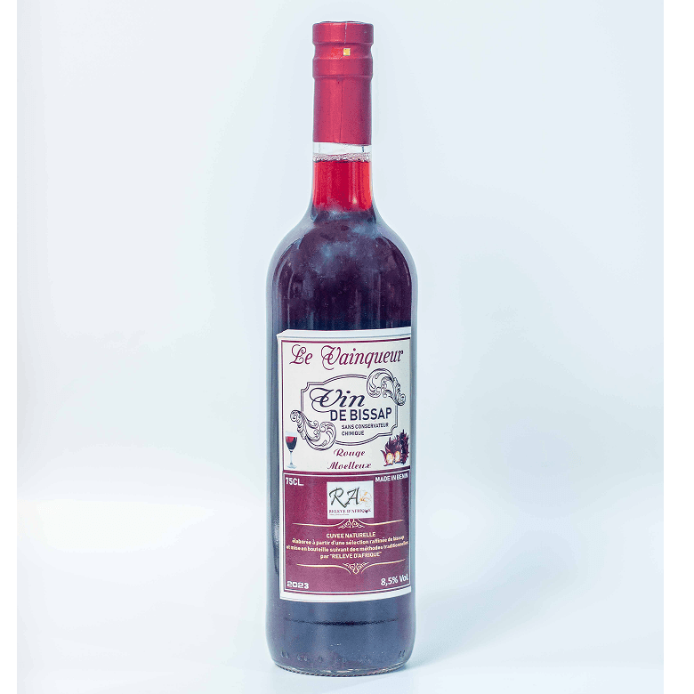 Vin de bissap moelleux rouge Vin de bissap moelleux rouge – Image 1